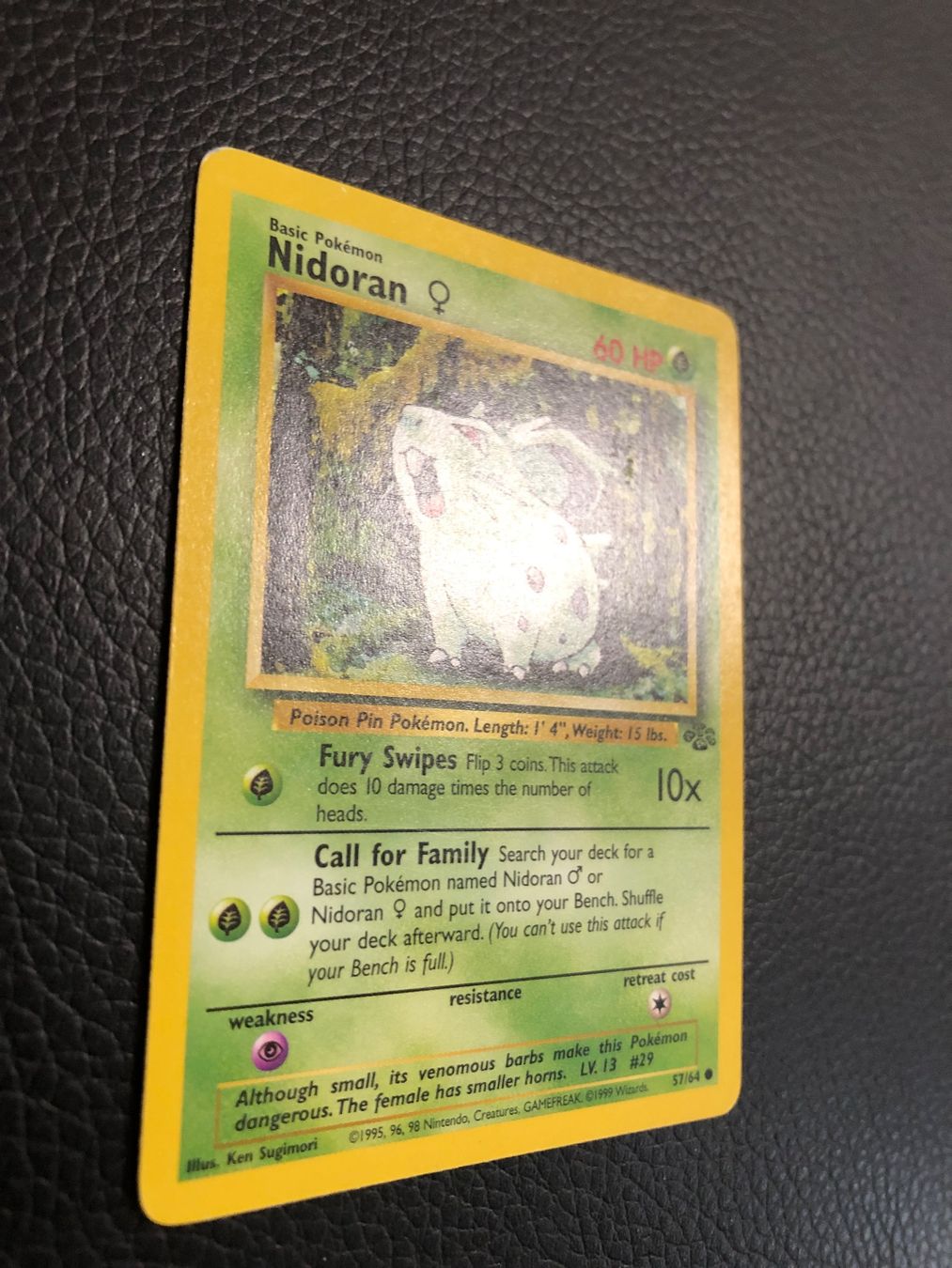Pokémon Carte collezionabili: 1999 Jungle Nidoran 57/64 Ab 1 – Usato da Paradiso venduto da Pkmn10 1
