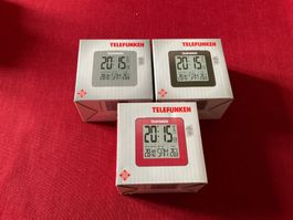 Los x 3 RadioSveglia Telefunken FUD-25H, digital, Neu