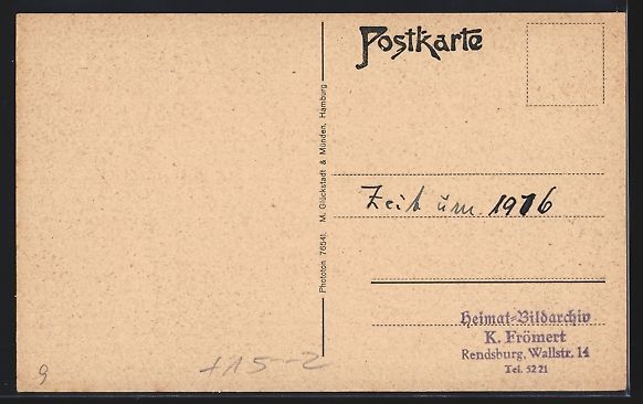 Bilder & Poster: Rendsburg, Kaiser Wilhelm Kanal mit Zepp – Gebraucht aus Berlin von bartko-reher 1