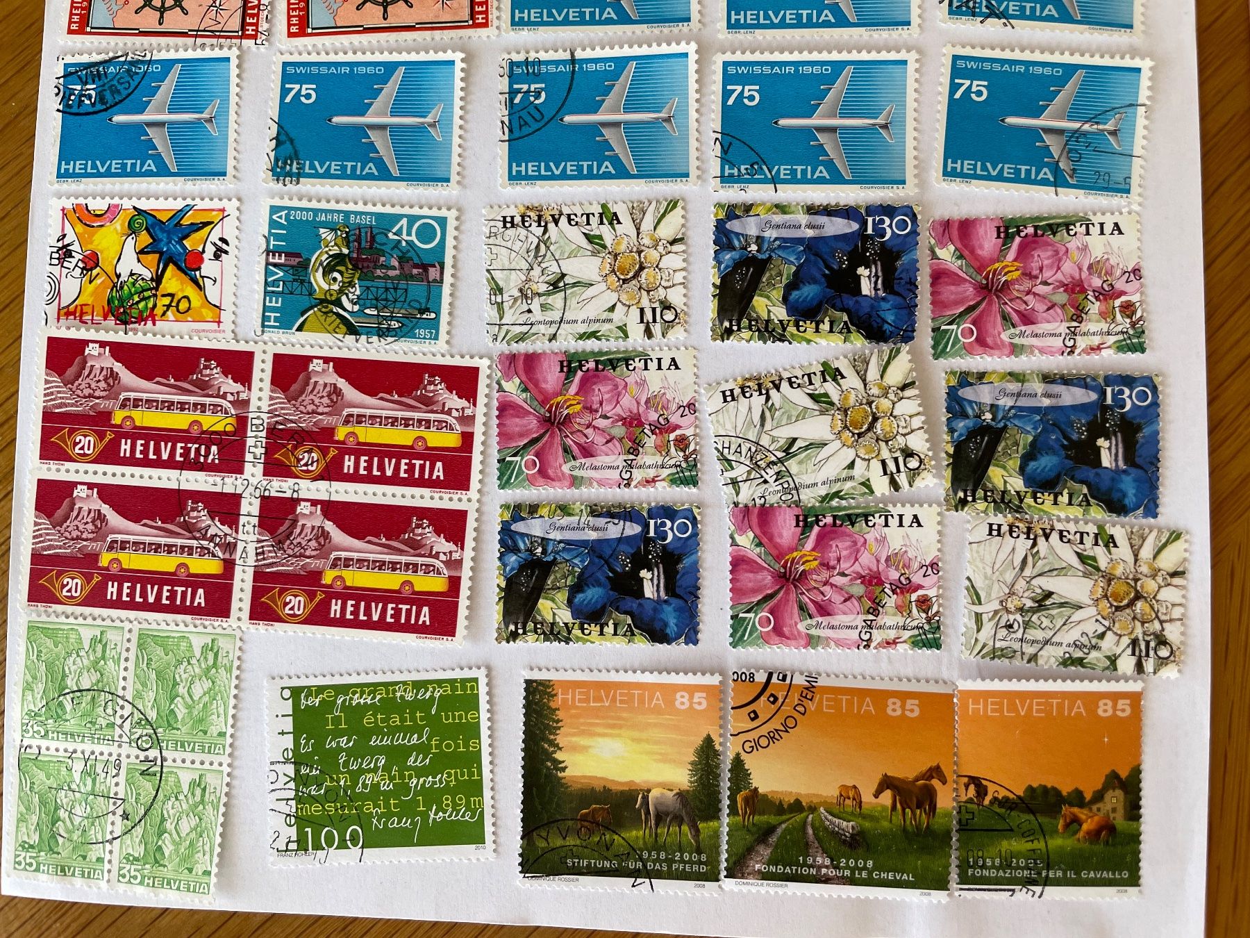 Alle Briefmarken: CHOIX VARIE, belles oblit. dès 3.- – Gebraucht aus Sonceboz-Sombeval von Comment2 1