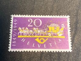 100 Jahre Post Postkutsche ZNr. 292 - Vollstempel Neuchatel