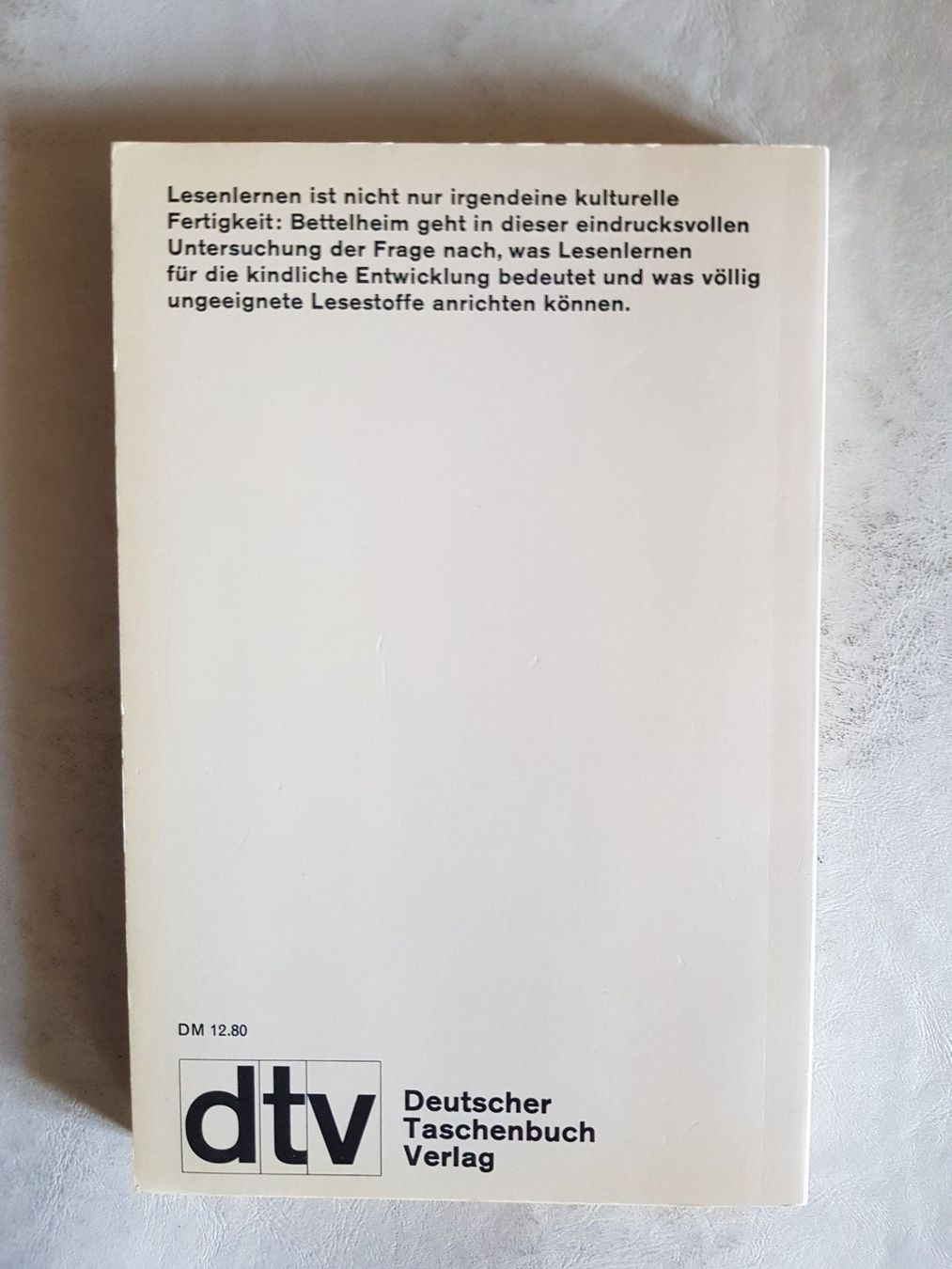 Libri: Bruno Bettelheim - Kinder brauchen Bücher - 1982 – Usato da Walterswil BE venduto da Lonitti 6