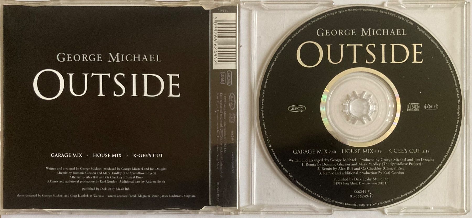 CD: GEORGE MICHAEL - OUTSIDE – Usato da Poliez-Pittet venduto da Newtown-Records 1