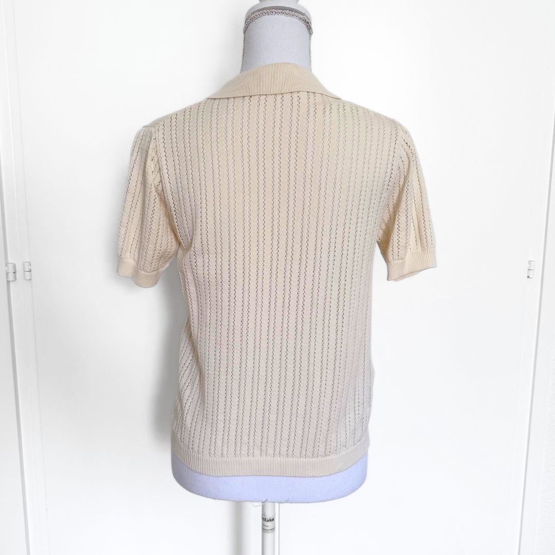 Mango Top: MANGO Pull Jaune Pâle Manches Courtes 100% Coton - Taille S – Nuovo (secondo la descrizione) da Vevey venduto da secondlifevevey 1
