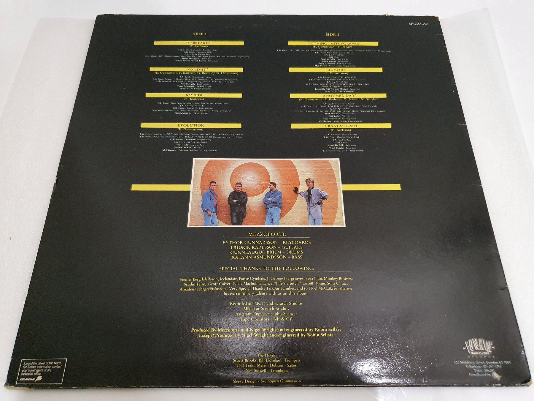 Dischi in vinile: Mezzoforte ‎– No Limits – Usato da Uster venduto da Vinyl-Leidenschaft 1