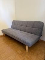 Schlafsofa grau, 3-Sitzer, ausziehbar, top Zustand