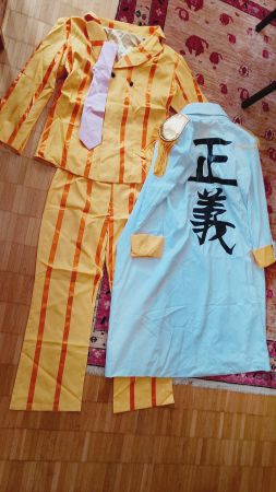 One Piece Kostüm Kizaru/Borsalino, Admiral gelber Affe