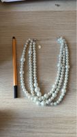 Perlenkette kurz weiss modeschmuck
