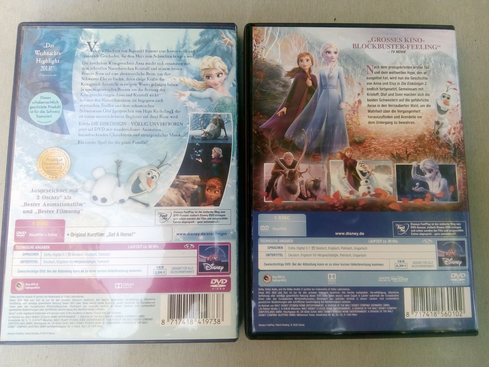 Alle DVDs: Die Eiskönigin (1 + 2)  > Deutsch & Englisch u.a. <  2-DVD's – Gebraucht aus St.Gallen von elk2022 4