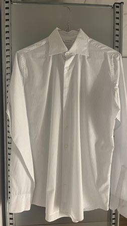 Herren Hemd weiss gestreift, Suitsupply, Grösse 39/40