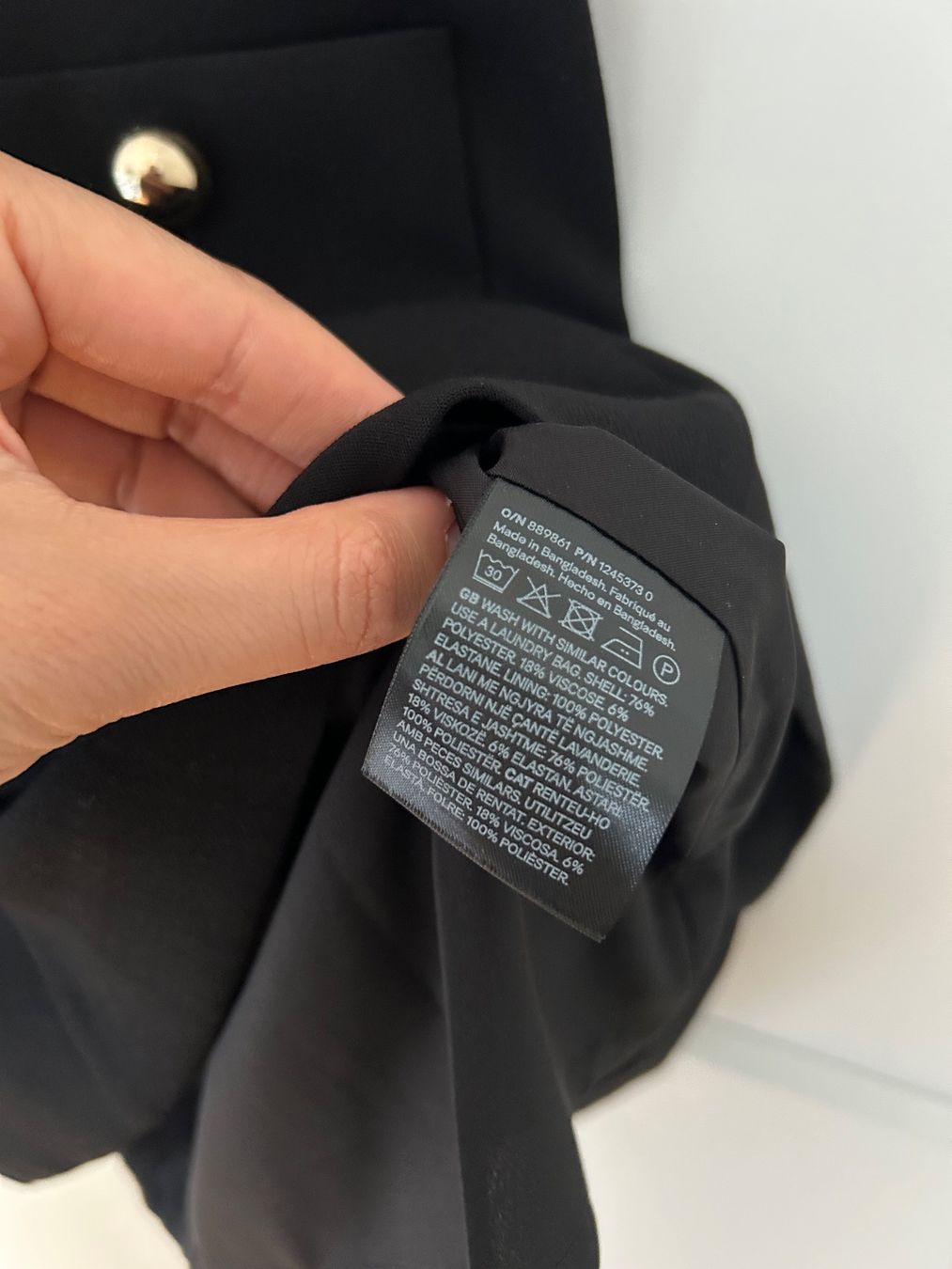 Vestiti: H&M Elegant Mini Black Dress - Size 36 – Usato da St. Gallen venduto da dec_2jy6 2