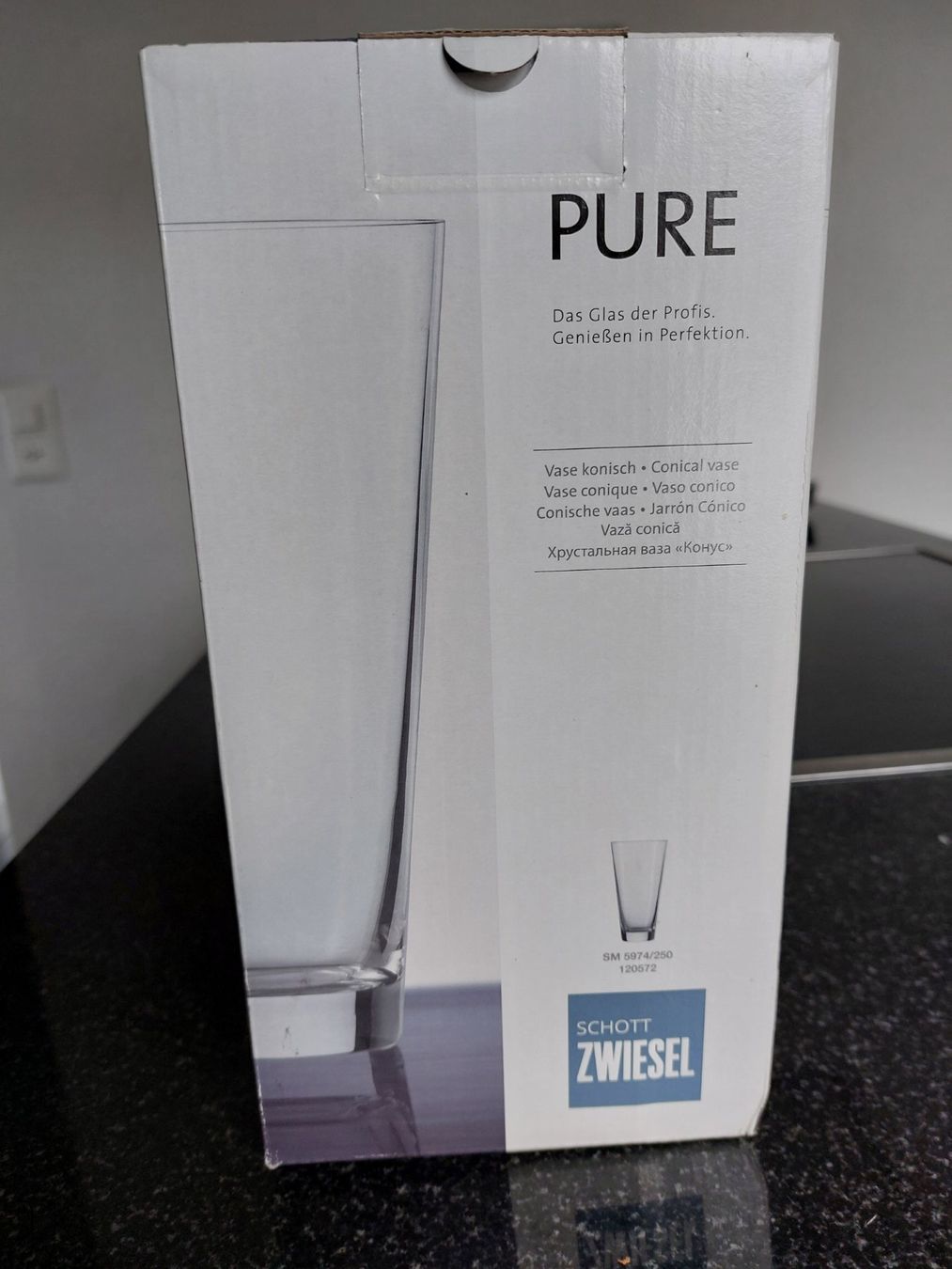 Zwiesel Vasi & Recipienti: Zwiesel Pure Kristallglas Vase – Nuovo e nell'imballaggio originale da Siebnen venduto da LastChanc2 3