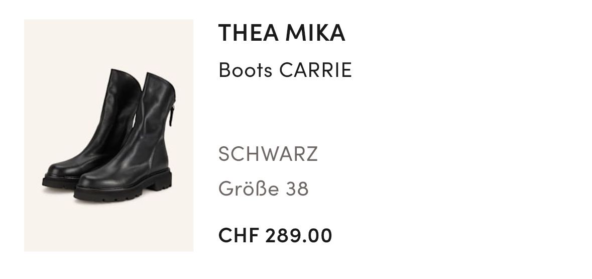 Damenschuhe: THEA MIKA Stiefeletten GR. 38 – Gebraucht aus Füllinsdorf von silberstern110 3