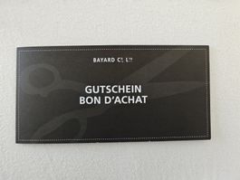 Gutschein BAYARD Co., LTD 101.15 CHF unbenutzt