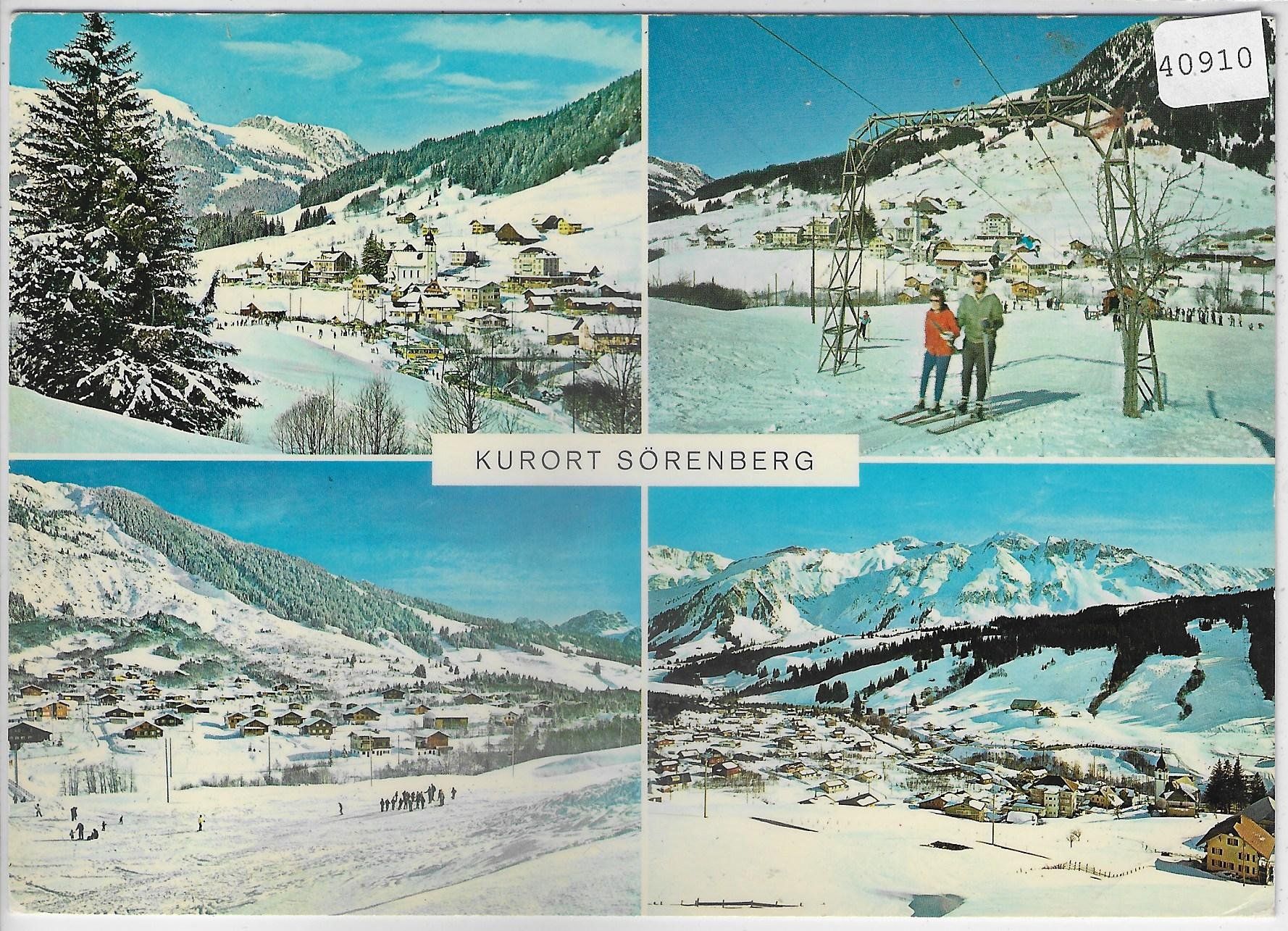 Cartoline postali: Sörenberg - Skilift - Multiview – Usato da Ettingen venduto da Kartenplanet