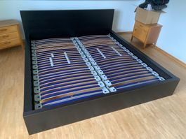 Bett 180x200 - IKEA MALM & 2 Einlegerahmen LUNA-FLEX-K