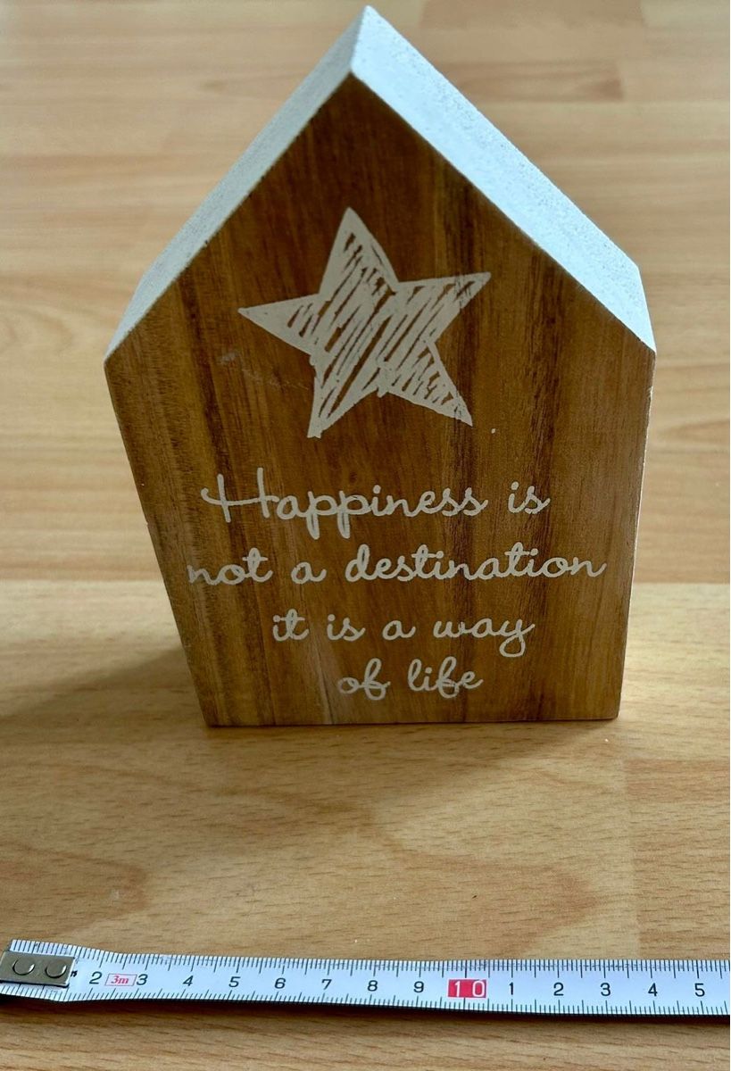 Tutte le decorazioni: Holzdeko Haus mit Spruch – Usato da Biel/Bienne venduto da SandraDG 2