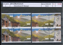2012 "Martinsloch" -  Zusammendruckpaare, ET - Stempel