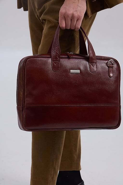 Koffer & Taschen: Laptoptasche Leder, unisex in Bordeaux – Neu und originalverpackt aus Bözberg von sojana 1