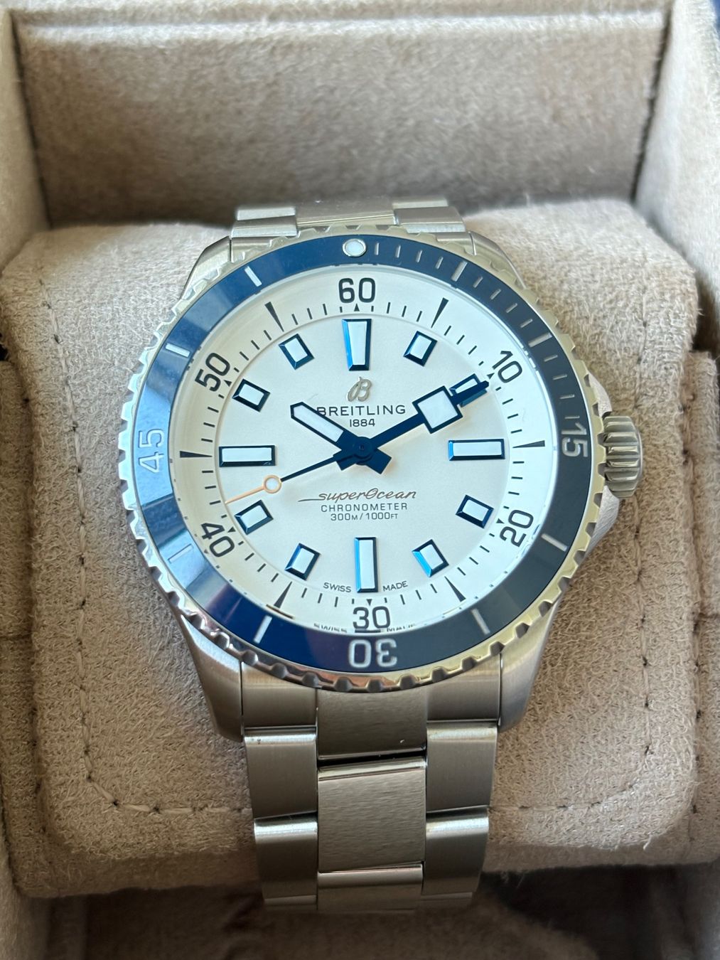 Breitling Uhren: Breitling Superocean Automatic 42 Fullset – Gebraucht aus Birsfelden von Mynos 6