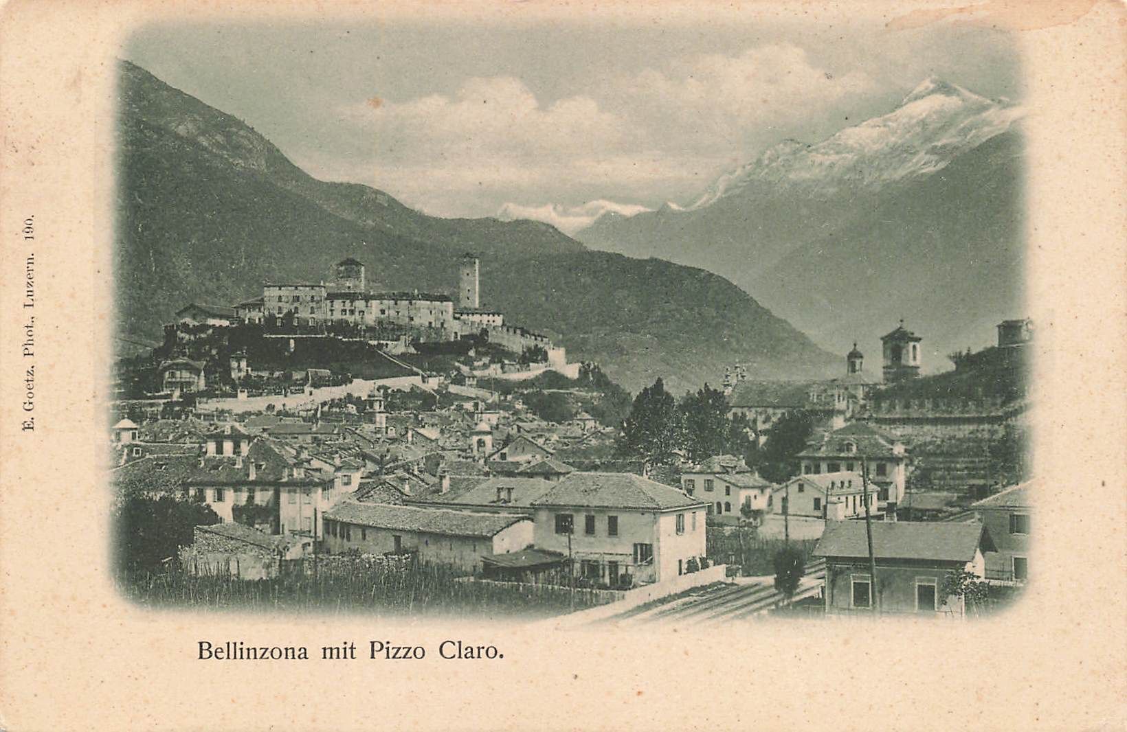 Cartoline postali: Bellinzona pizzo claro – Usato da Biasca venduto da Blenio71