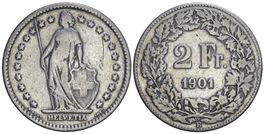2 Franken 1901