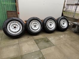 4 Wintereifen Hankook 205/75R16C auf Stahlfelgen VW / MAN