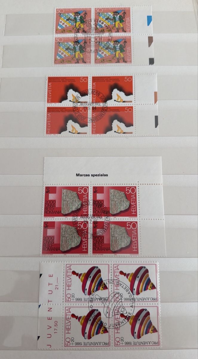 Tutti i francobolli: Briefmarken-Set 1984-1986 – Usato da UNTERSIGGENTHAL venduto da s_rzb8