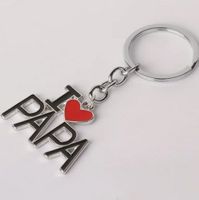 METALL SCHLÜSSELANHÄNGER, ICH LIEBE PAPA NEU