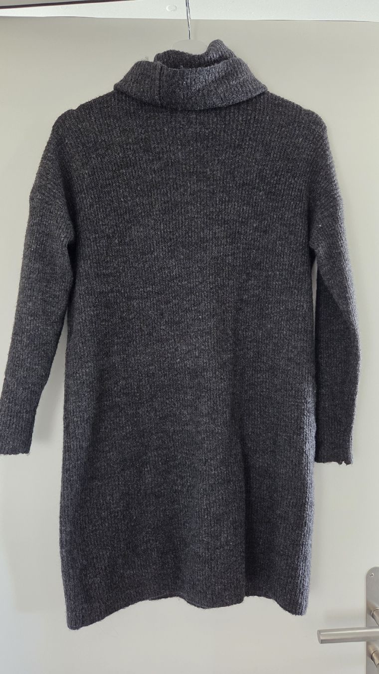 Only Vestiti: ONLY Strickkleid Rollkragen Gr S dunkelgrau – Nuovo (secondo la descrizione) da Courgevaux venduto da mel_v6qd 1