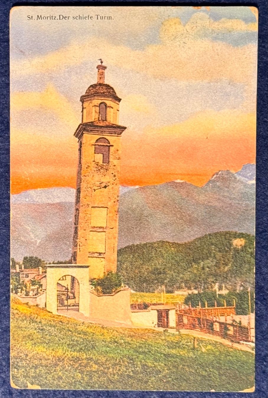 Cartoline postali: Historische Ansichtskarte: Schiefer Turm von St. Moritz – Usato da Andwil SG venduto da Ariisa1234