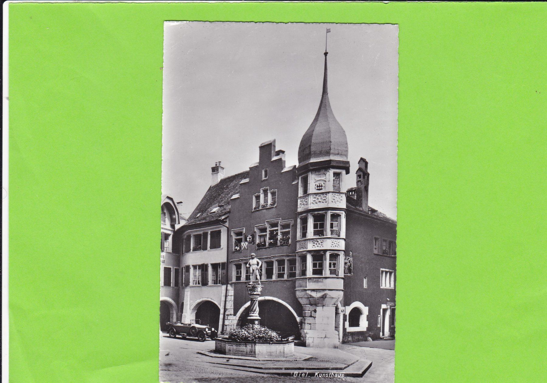 Cartoline postali: Biel-Kunsthaus – Usato da St. Peterzell venduto da neckertal