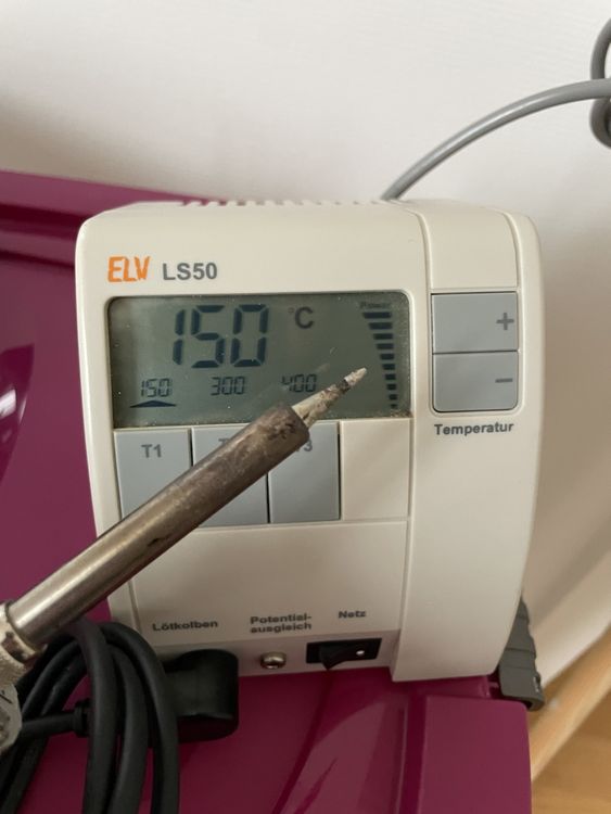 ELV LS-80D-II Digitale Lötstation – 80W Mit Schneller Aufheizzeit (40s Auf 400°C), Temperaturbereich 150–480°C