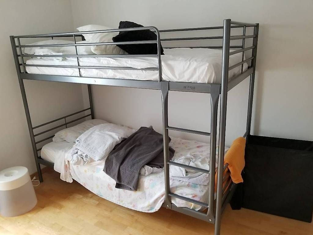 Ikea Betten: Ikea Metal bunk bed + 2 mattresses, already disassembled – Gebraucht aus Zürich von Alisander 4