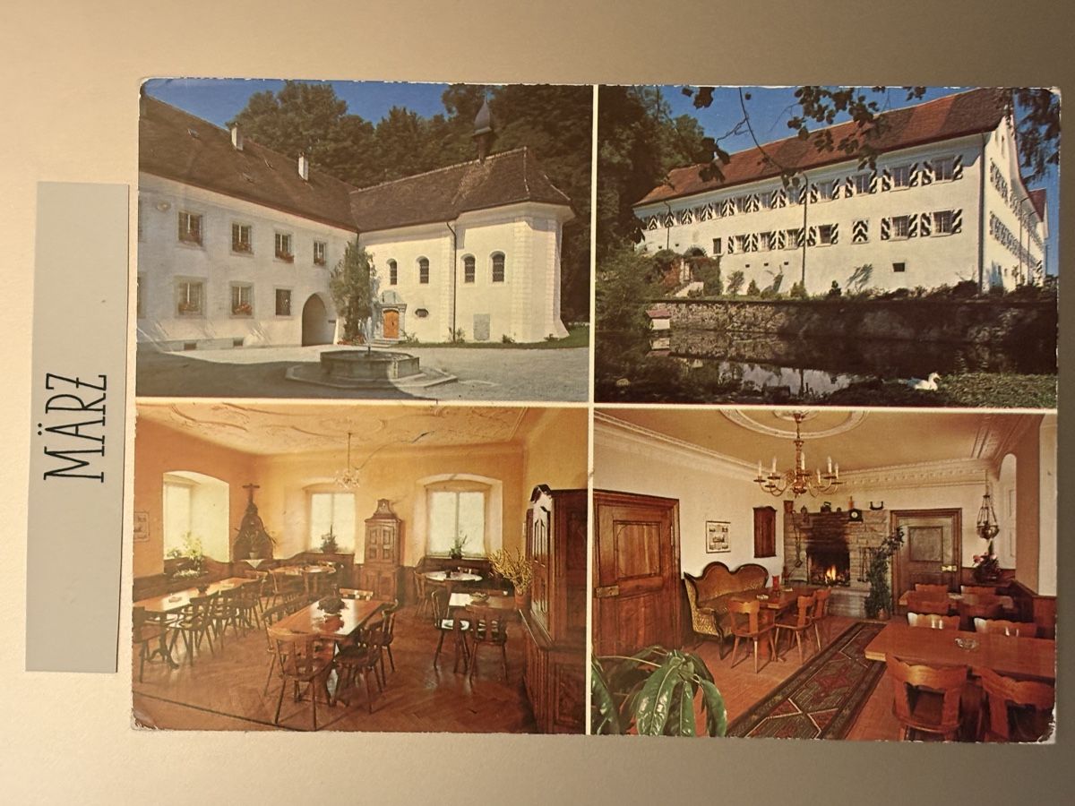 Cartoline postali: AK von Gasthaus Schloss Klingenberg – Usato da Rümlang venduto da Kartenpost1