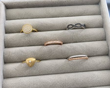 5 Stk. Silber 925 Ring-Überraschungsset