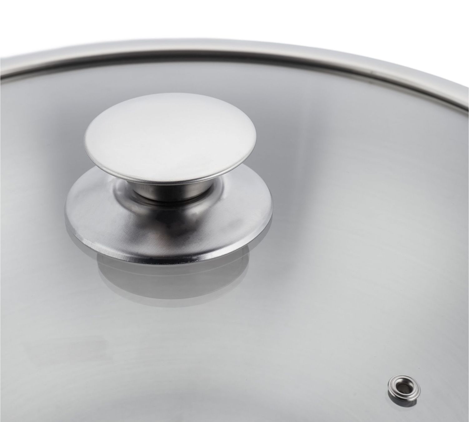 Padelle: Edelstahl Wok mit Glasdeckel – Nuovo e nell'imballaggio originale da Bülach venduto da StoreInShop 7