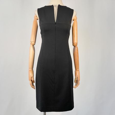 AKRIS Black Wool Dress