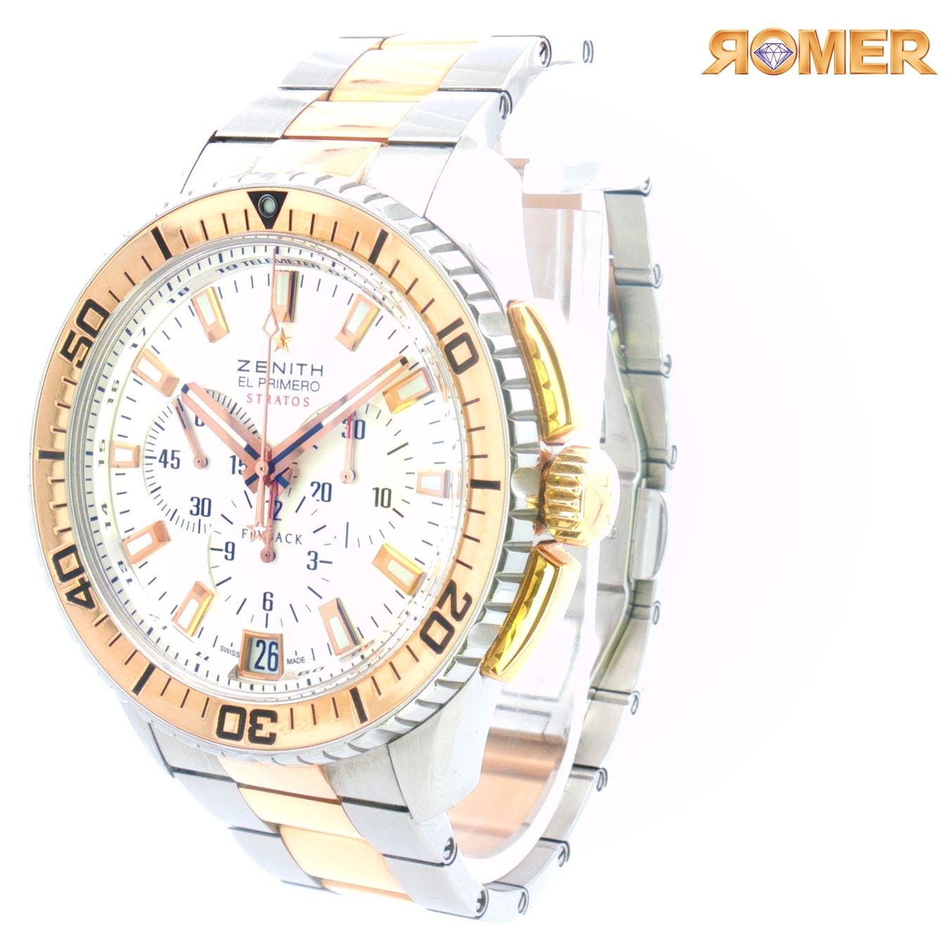 Zenith Orologi: ZENITH EL PRIMERO STRATOS FLYBACK FULL SET 45,5 MM – Nuovo (secondo la descrizione) da Winterthur venduto da Romer.Uhren.Schmuck 3