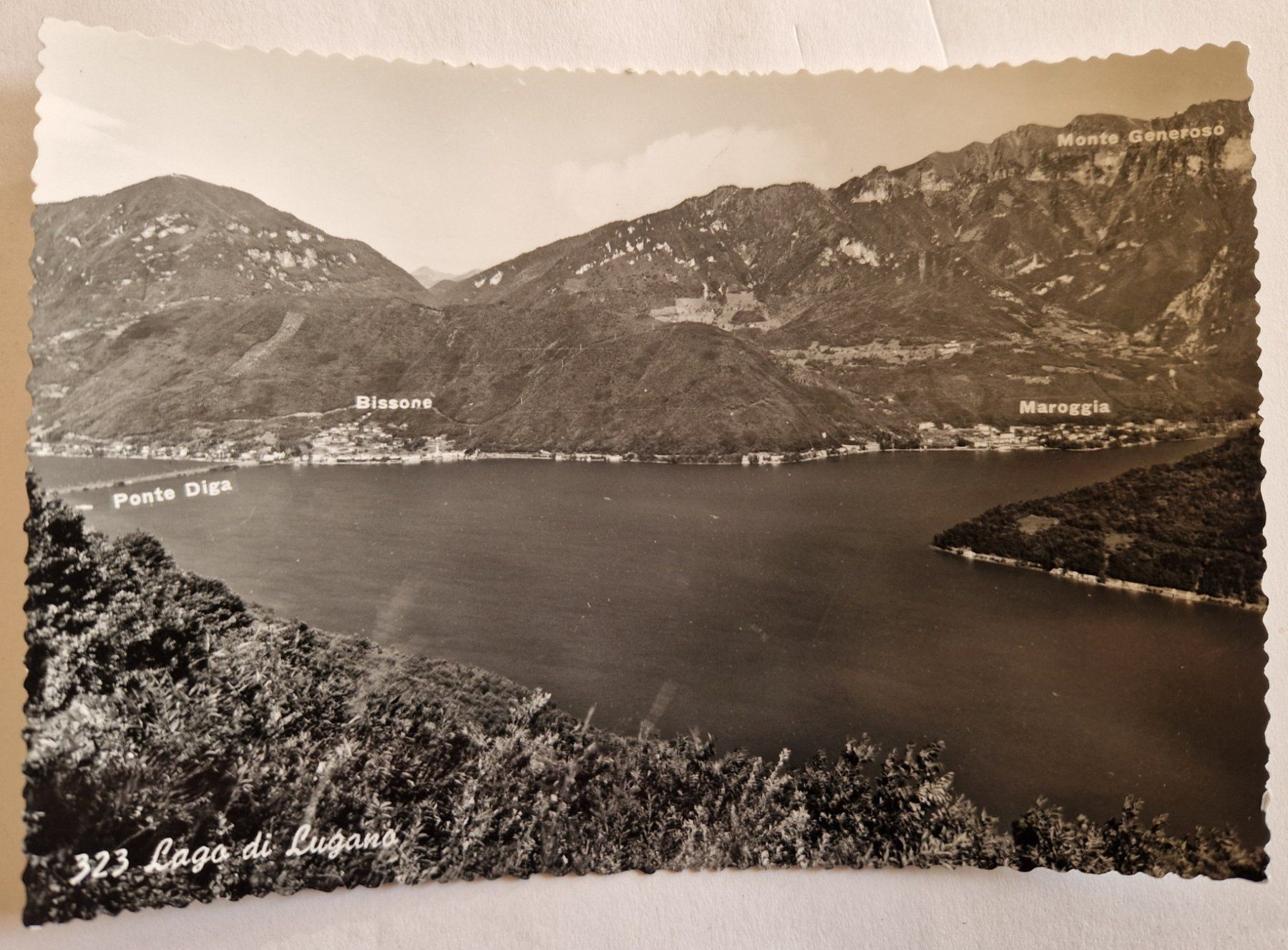 Cartoline postali: Lago di Lugano, Maroggia, Bissone top – Nuovo (secondo la descrizione) da Melchnau venduto da Arthurius