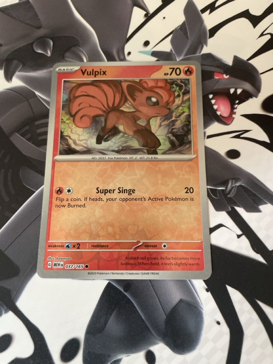 Pokémon Cartes à collectionner: Vulpix 037/165 Reverse Holo Pokemon 151 – D'occasion à Bazenheid par Toulouse12