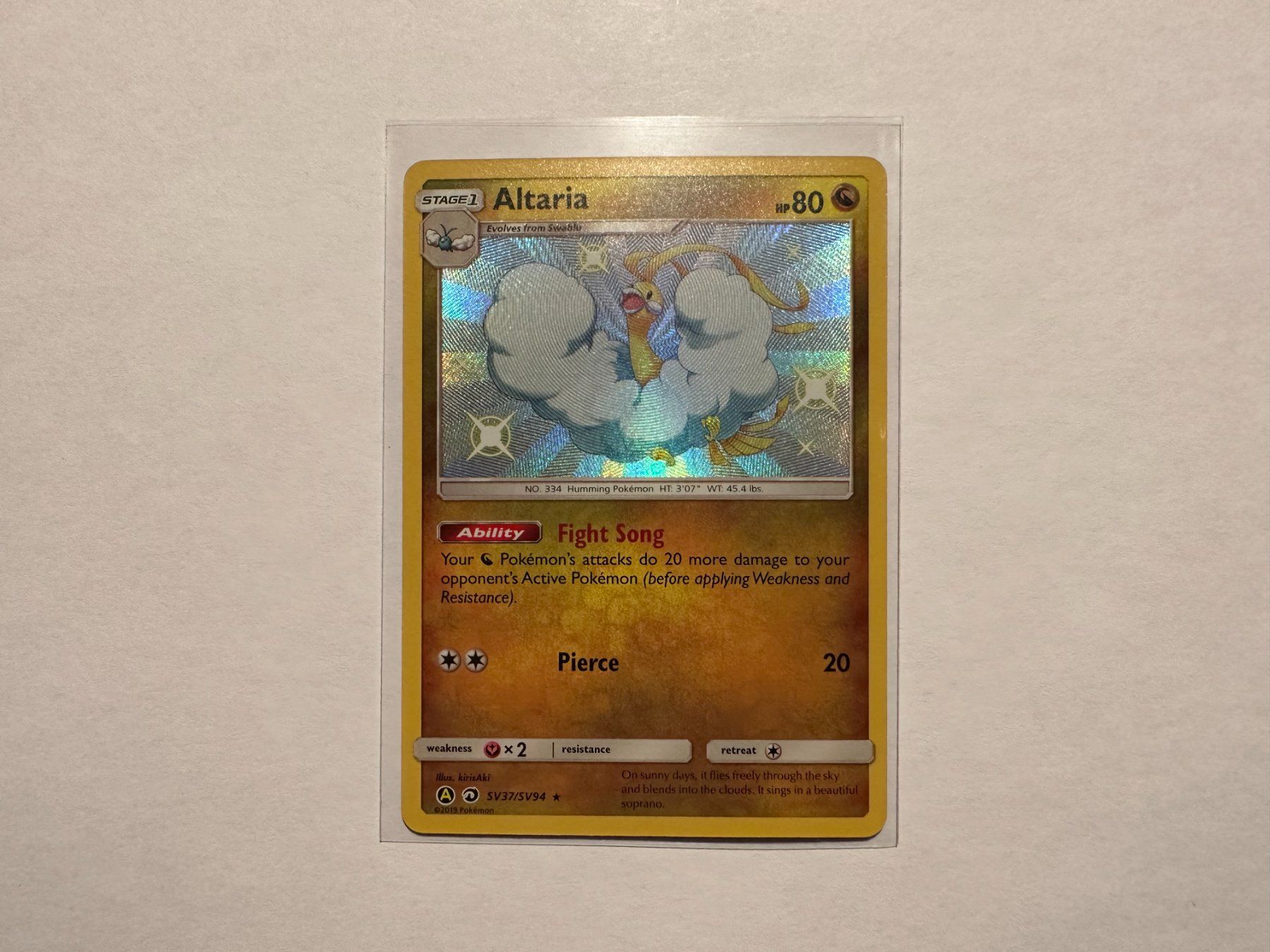 Pokémon Carte collezionabili: Altaria Shiny Hidden Fates EN – Usato da Hagendorn venduto da Pokecollectorch