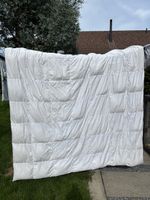 Duvet Deluxe Kassetten 200x210 cm Daunen weiss gebraucht