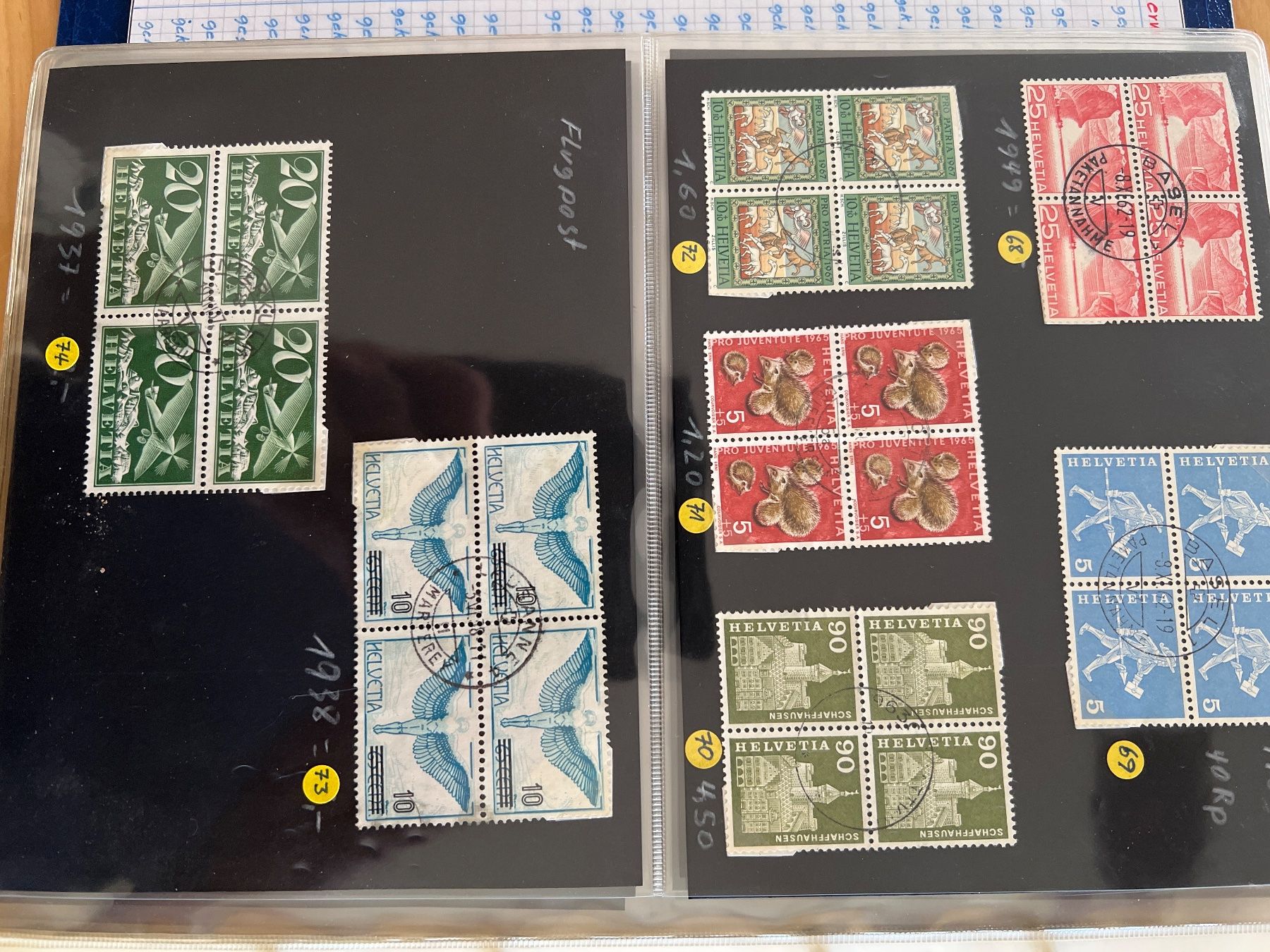 Alle Briefmarken: Briefmarkensammlung – Gebraucht aus Igis von Haupt48 3