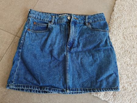 Jupe en jean Mango bleu taille S 