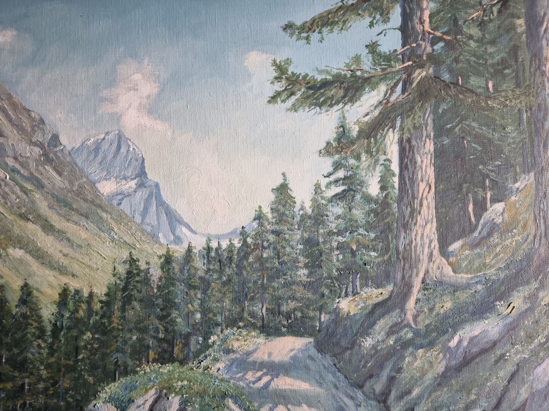 Gemälde: A.NIEDERER  GEMÄLDE SIGNIERT OEL/LEINWAND MIT RAHMEN – Gebraucht aus Gersau von grafik-kunst 3