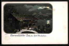 Mondschein-Lithographie Vierwaldstätter