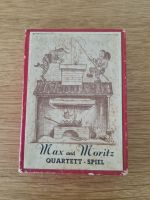 Kartenspiel Antik Quartett - Spiel Max und Moritz - um  1950