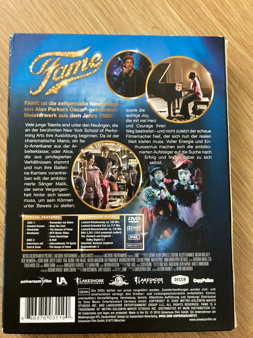 Tous les DVDs: Fame – D'occasion à Niederscherli par ypsilon315 1