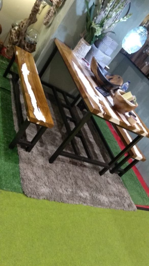 Set di tavolo e panche: SET Sitzgruppe Esstisch Sitzgarnitur Küchentisch Holztisch – Nuovo e nell'imballaggio originale da Daisendorf venduto da Wohn-Kult 3